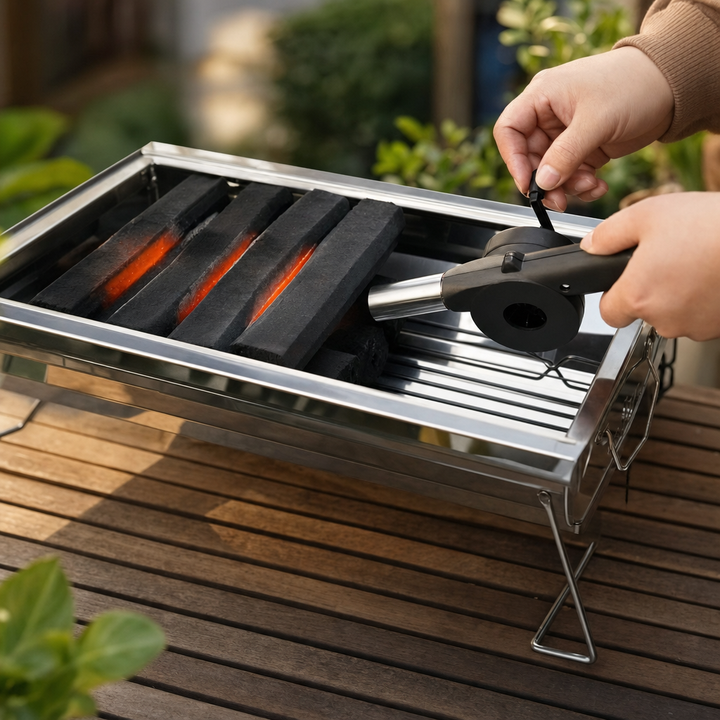 Narooma | Hand-Powered BBQ Blower, Manual Fire Fan, No Batteries - image 5