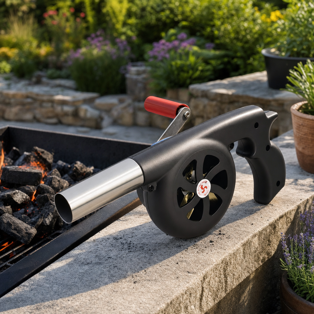 Narooma | Hand-Powered BBQ Blower, Manual Fire Fan, No Batteries - image 2