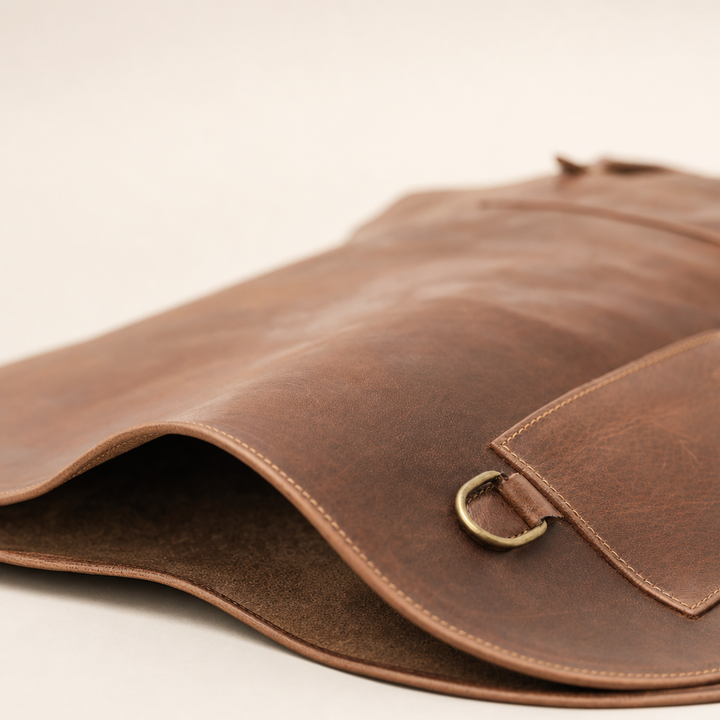 Wombarra | Waterproof PU Leather BBQ Apron, Adjustable Neck with Pocket - image 3