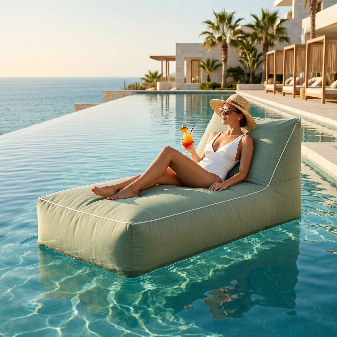 Wallaby | Outdoor Bean Bag Pool Float Cover, Water Resistant Lounge Cover - image 6