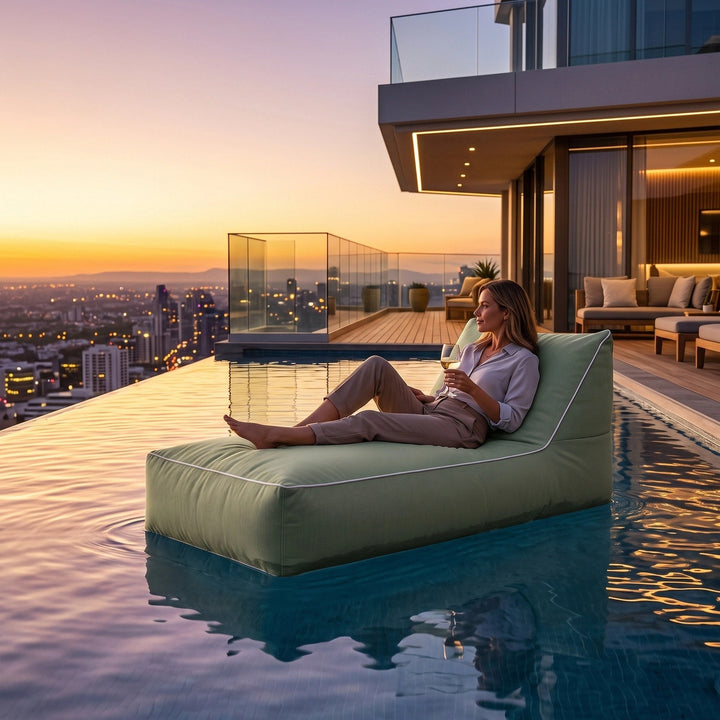 Wallaby | Outdoor Bean Bag Pool Float Cover, Water Resistant Lounge Cover - image 7