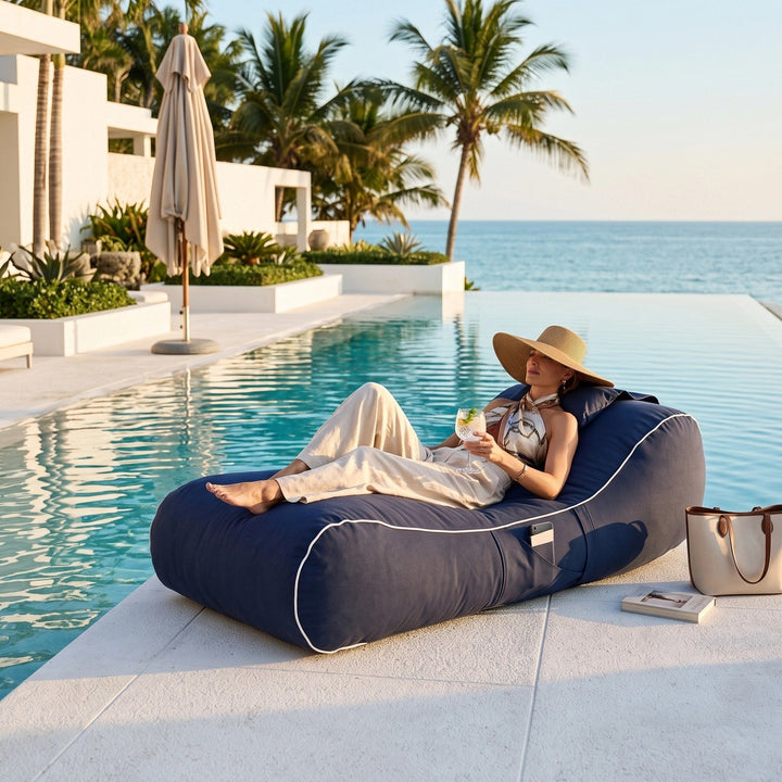 Wattle | Outdoor Bean Bag Sun Lounger Cover, Garden Reclining Bean Bag Cover - image 6