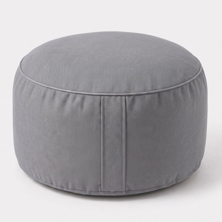 Dune | Outdoor Footrest Bean Bag Cover, Round Olefin Ottoman Cover - image 9