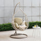 Bawley | Outdoor Hanging Egg Chair with Stand, Freestanding Garden Swing Chair - image 1