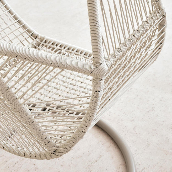 Bawley | Outdoor Hanging Egg Chair with Stand, Freestanding Garden Swing Chair - image 4