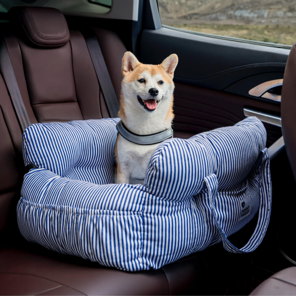Tomakin | Portable Cotton Bolster Dog Car Seat Bed - image 14