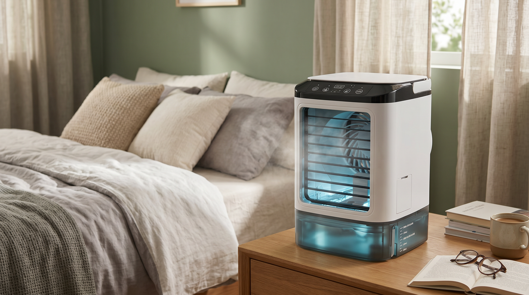 Mistral | Rechargeable Portable Evaporative Air Cooler with LED Light