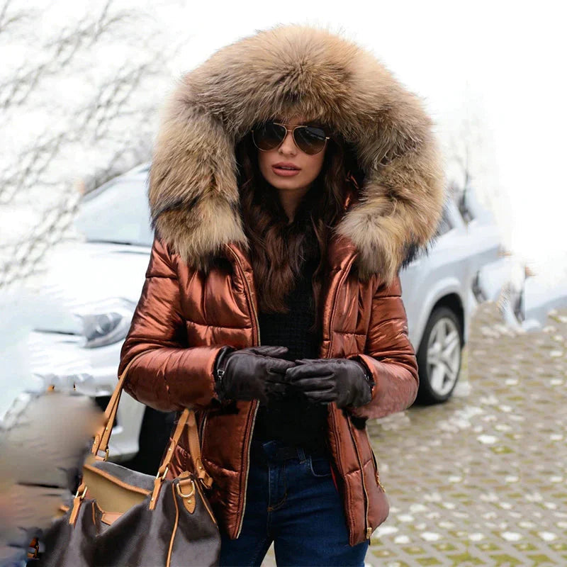 Ottoline | Women’s Faux Hood Puffer Jacket