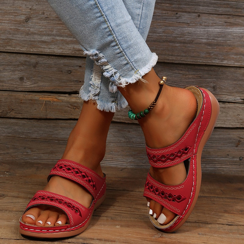 Basilia | Women's Alysson's Thick Orthopaedic Sandals