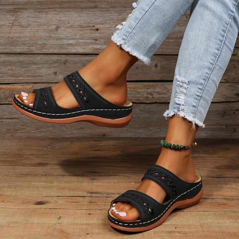 Basilia | Women's Alysson's Thick Orthopaedic Sandals