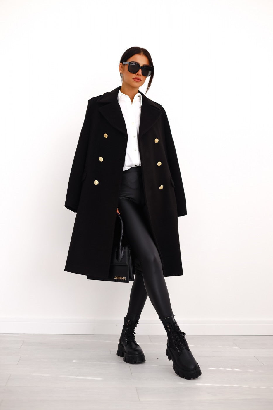 Wilhelmina | Women's Double-Breasted Long Coat