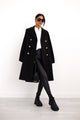 Wilhelmina | Women's Double-Breasted Long Coat
