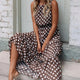 Annamaria | Women's Sleeveless Polka Dot Maxi Dress with Round Neck - image 1
