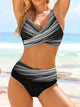 Melina | Women's High-Waisted Bikini Set with Plunge V-Neck - image 3