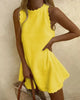 Ariella | Women's Sleeveless High Neck A-Line Mini Dress - image 7