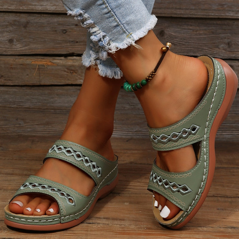 Basilia | Women's Alysson's Thick Orthopaedic Sandals