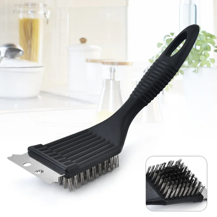 Bermagui | BBQ Grill Cleaning Brush, Heavy-Duty Steel Bristle Scraper - image 1