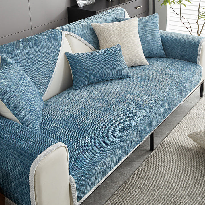 Broulee | Waterproof Simple Chenille Anti-Scratch Couch Cover - image 3