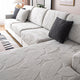Patonga | Leaf Jacquard Stretch Sectional Couch Cover - image 14