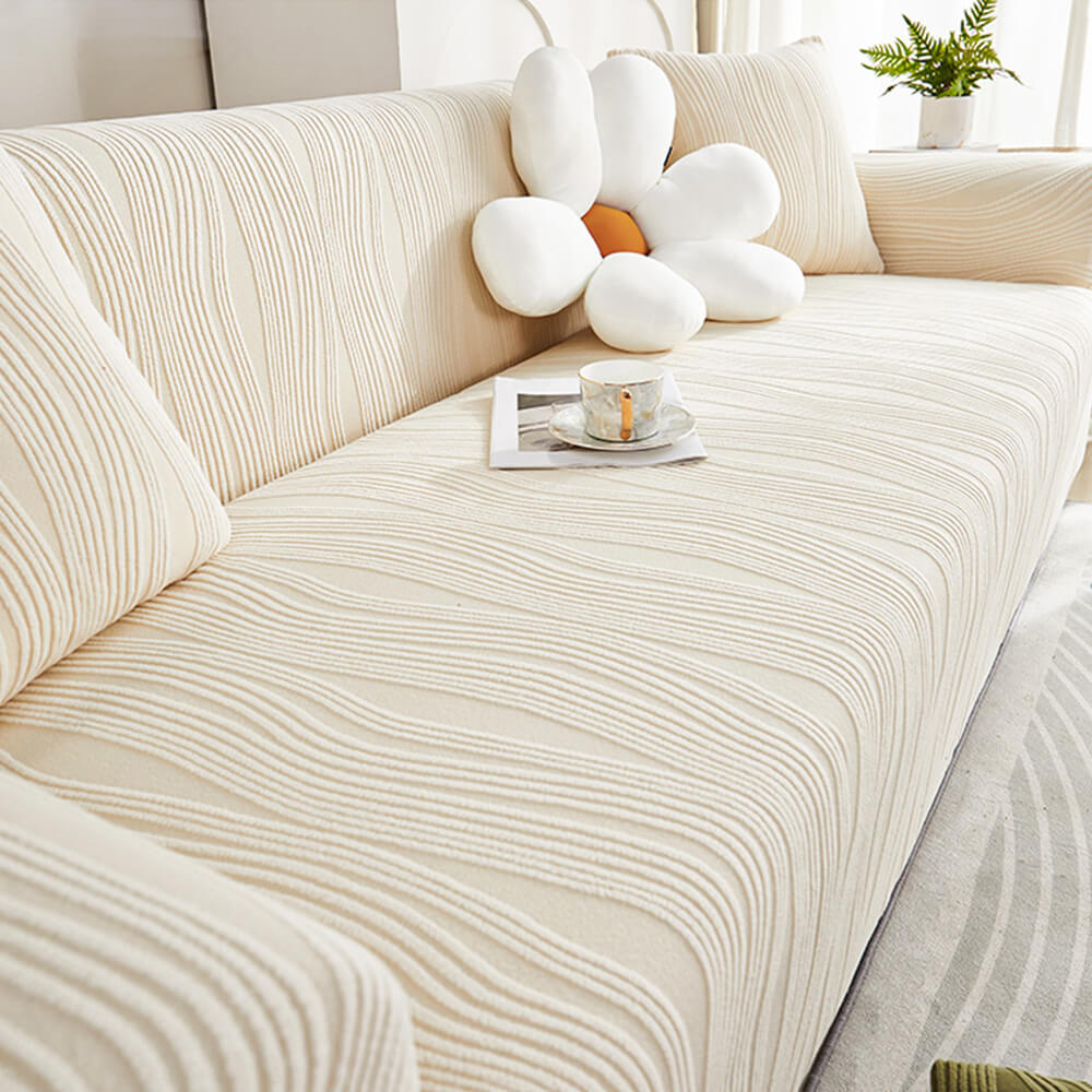 Kilcunda | Jacquard Stretch Full Sofa Cover, Scratch-Resistant - image 2