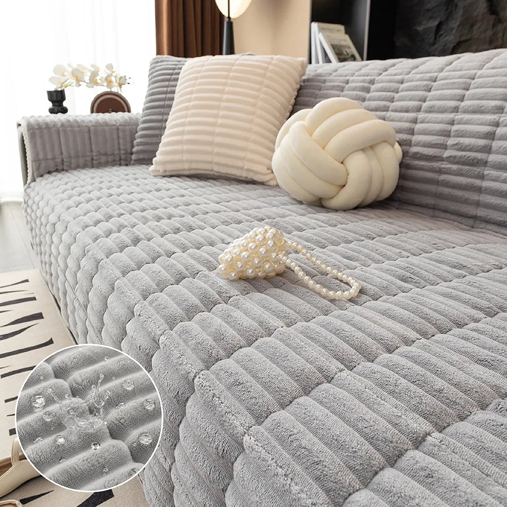 Durras | Waterproof One-Piece Quilted Flannel Couch Cover - image 23