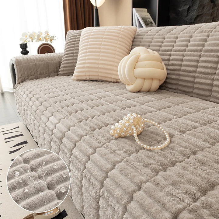 Durras | Waterproof One-Piece Quilted Flannel Couch Cover - image 26
