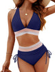 Veridiana | Women's Crossover High-Waisted Bikini Set with Tie Sides - image 9