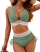 Veridiana | Women's Crossover High-Waisted Bikini Set with Tie Sides - image 7
