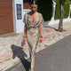Clotilde | Women's Wedding Guest Wrap Maxi Dress with V-Neck and Short Sleeves - image 1