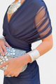 Abelina | Women's Ruched V-Neck Maxi Dress - image 13
