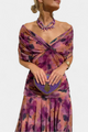 Abelina | Women's Ruched V-Neck Maxi Dress - image 8