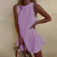 Ariella | Women's Sleeveless High Neck A-Line Mini Dress - image 6