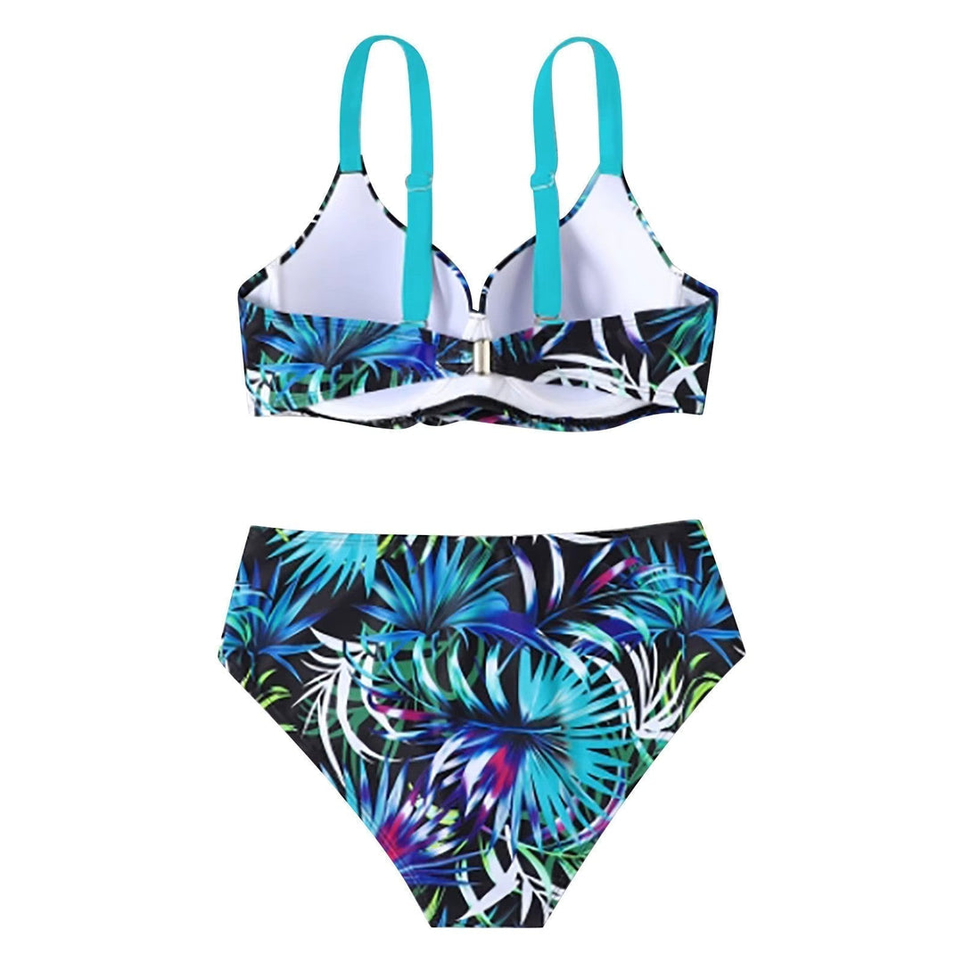 Marietta | Women's High-Waisted Tropical Bikini Set - image 3