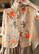 Serilda | Women's Peter Pan Collar Printed Cotton Long Sleeve Blouse