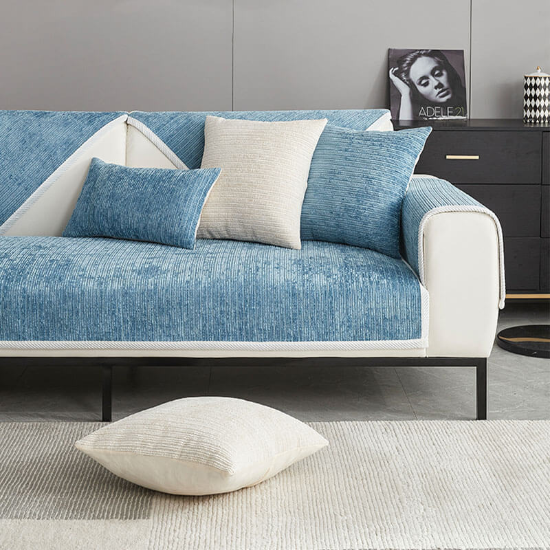 Broulee | Waterproof Simple Chenille Anti-Scratch Couch Cover - image 4