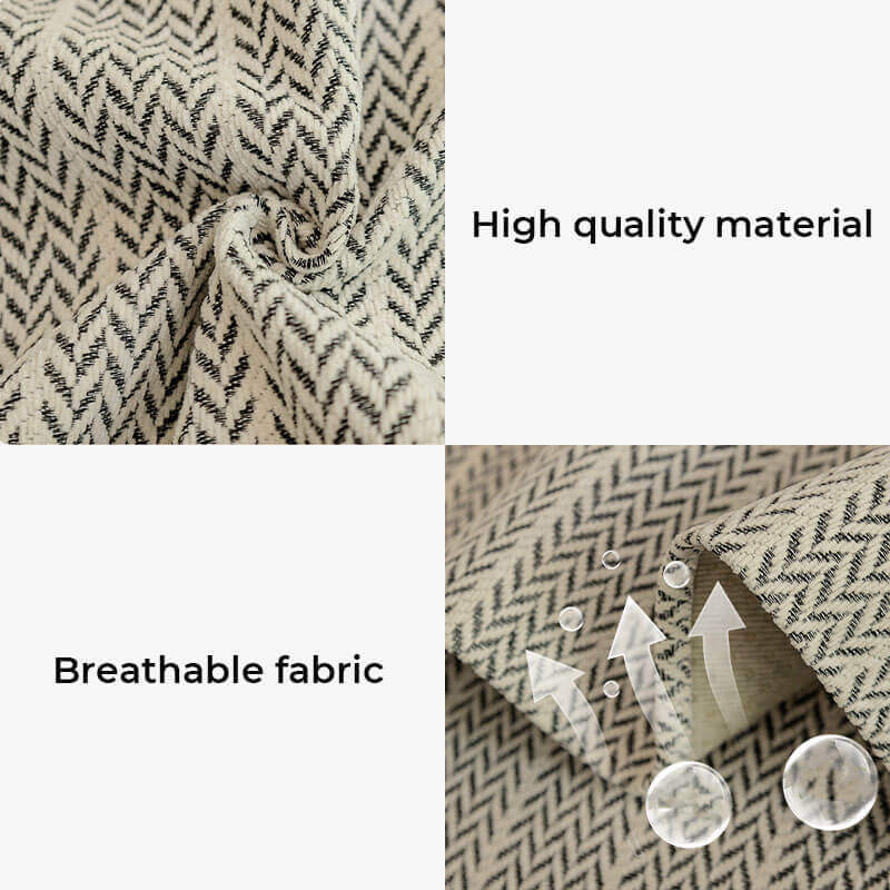 Mossy | Solid Colour Herringbone Chenille Couch Cover - image 5