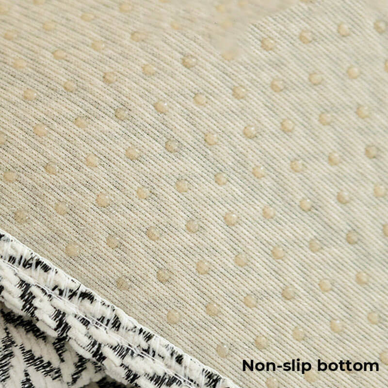 Mossy | Solid Colour Herringbone Chenille Couch Cover - image 4