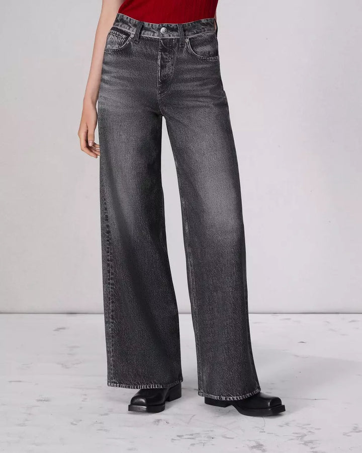 Mirabel | Women's Black Sweatpant Jeans