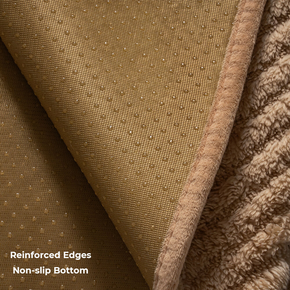 Bermi | Thick Plush Herringbone Non-Slip Couch Cover - image 8