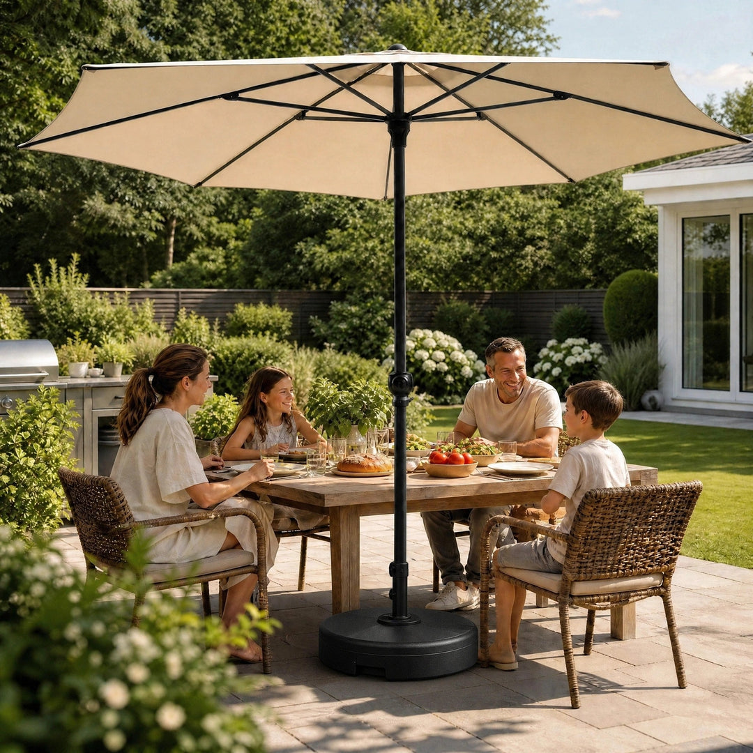 Quill | Tilting Garden Parasol with Crank Handle & UV-Resistant Canopy - image 4