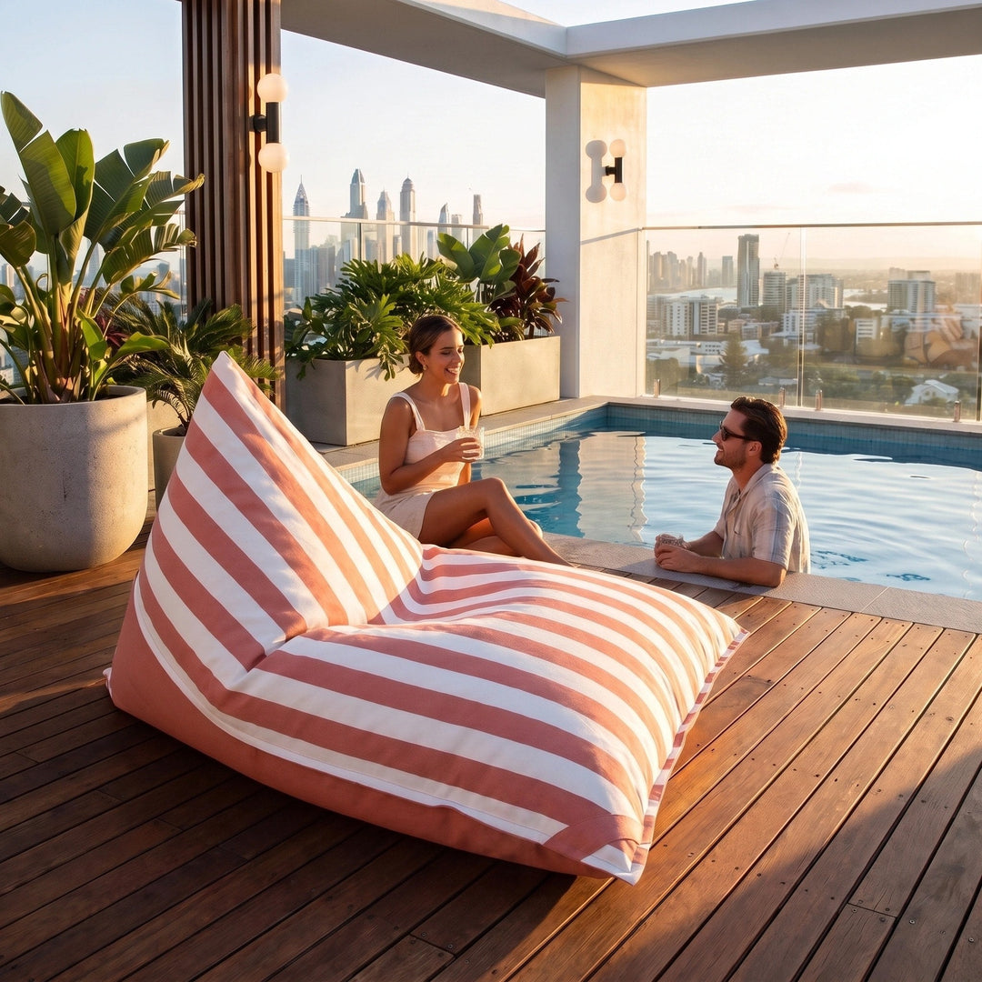 Kurrajong | Triangle Bean Bag Chair Cover, UV Resistant Outdoor Bean Bag Cover - image 4