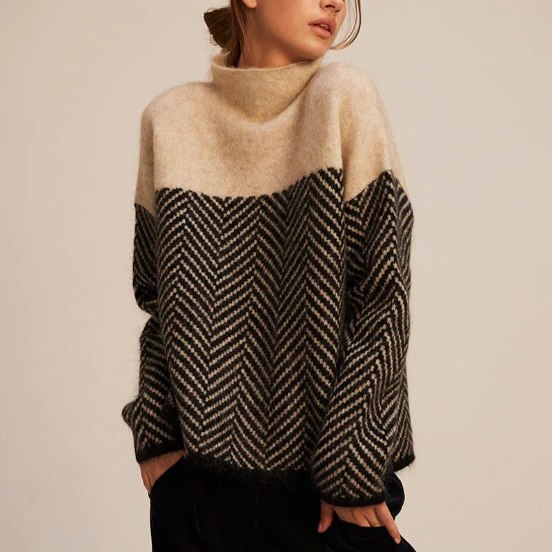 Elspeth | Turtleneck Winter Sweater for Women