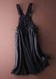 Eiluned | Women's Unique White Tulle Patchwork Denim Strap Dress Summer