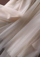 Eiluned | Women's Unique White Tulle Patchwork Denim Strap Dress Summer