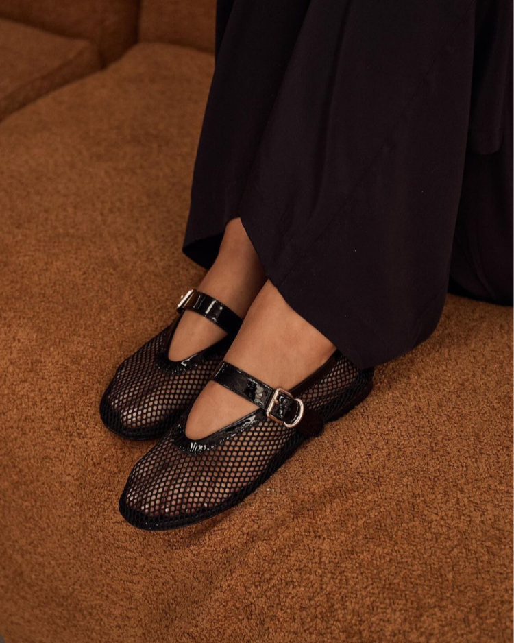 Candela | Women's Aeden Paris Mesh Ballet Flats