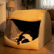 Balnarring | Warm Flannel Semi-Enclosed Dog Tent Bed - image 1