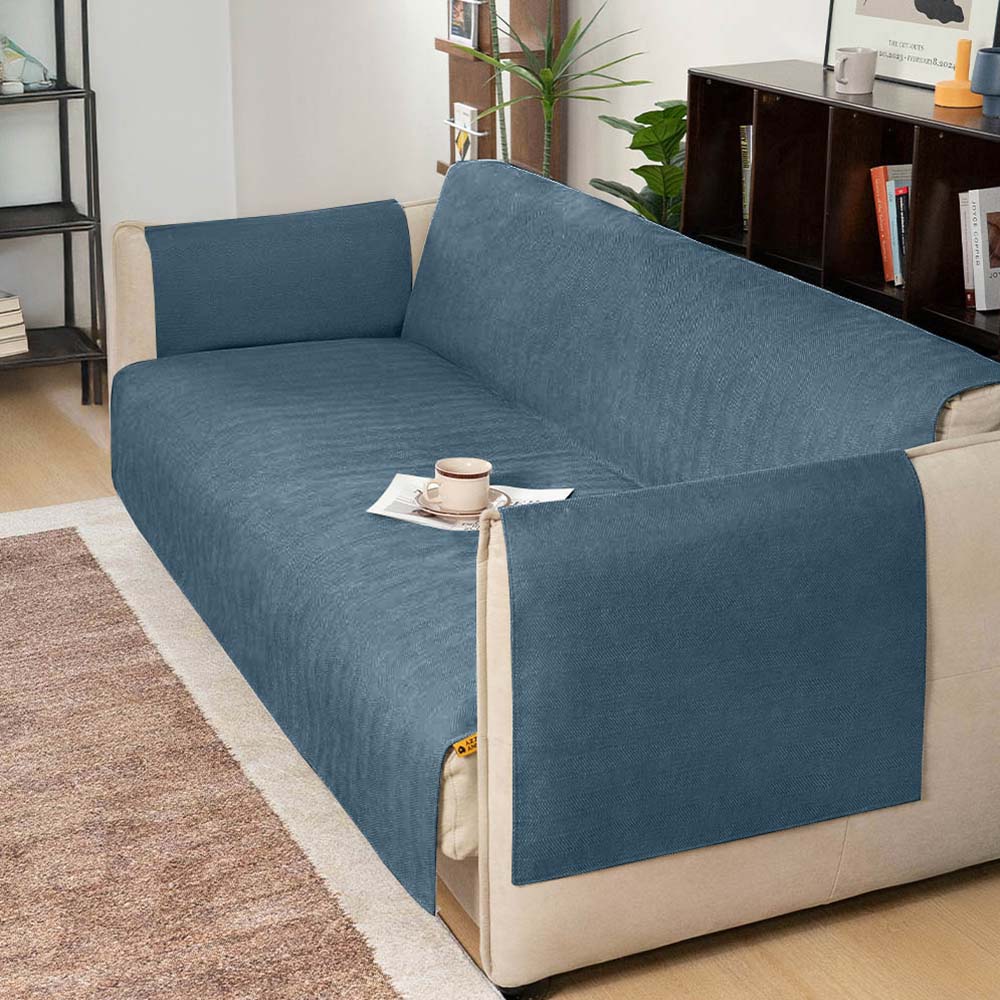 Rhyll | Waterproof Non-Slip Chenille One-Piece Couch Cover - image 19
