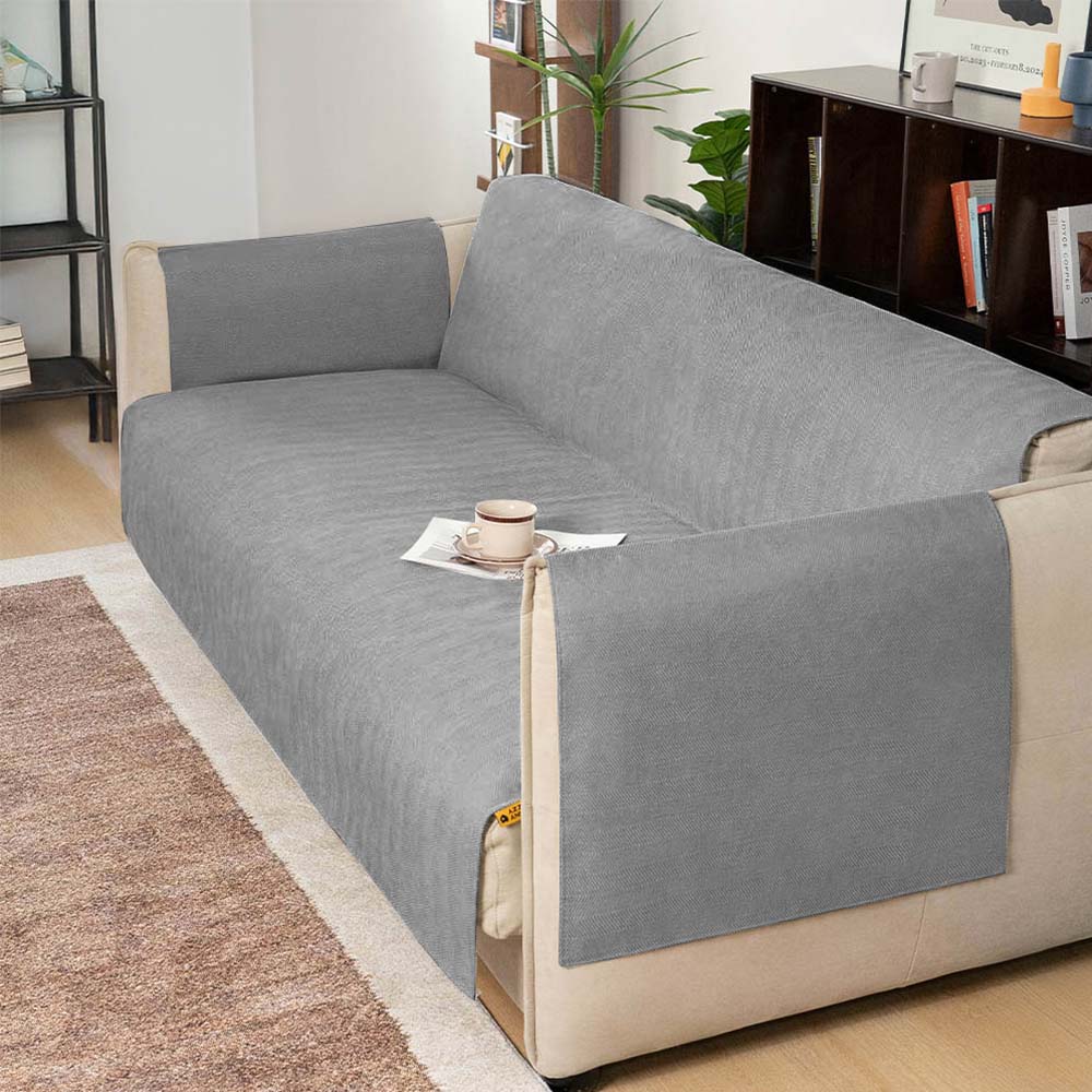 Rhyll | Waterproof Non-Slip Chenille One-Piece Couch Cover - image 13