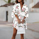 Tilda | Women's Floral V-Neck Mini Dress - image 6