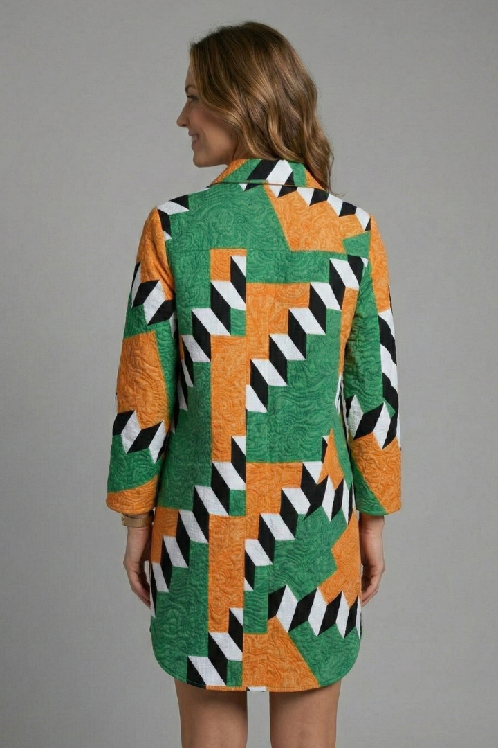Maura | Women's Beach Dress with Hood and Short Sleeves